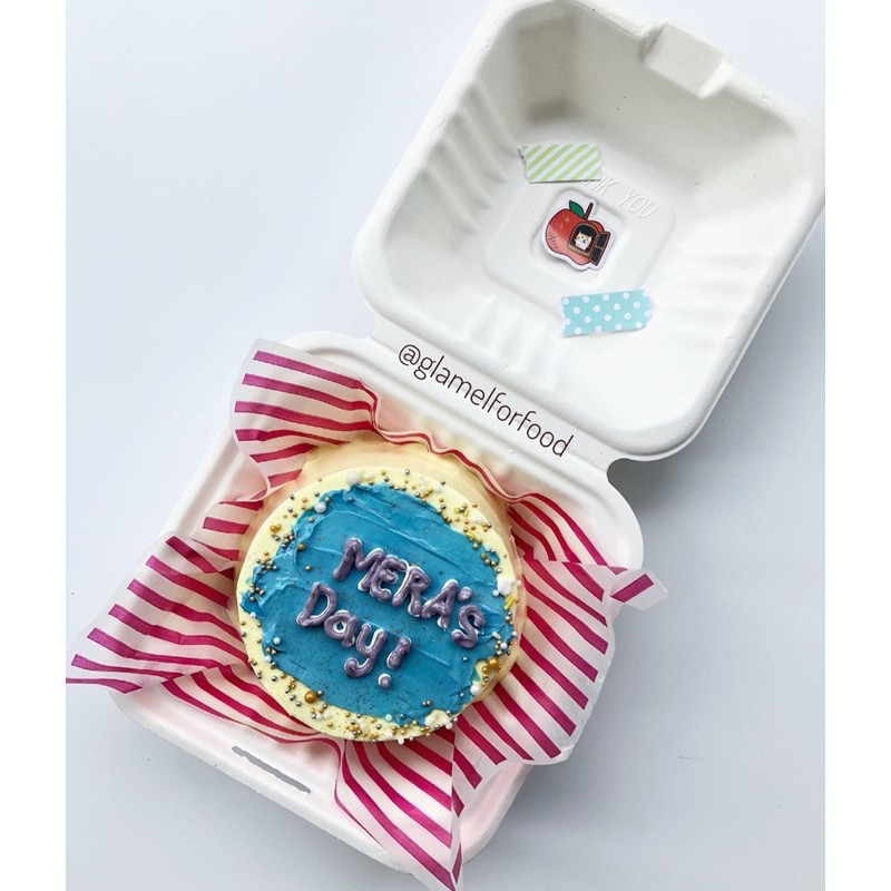 korean bento cake/korean lunch box/custom cake/custom desain/cake 10cm/korean cake/mini cake