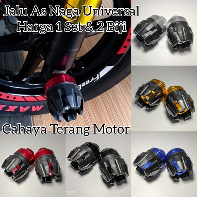 Jalu As Roda CNC Buah Naga Universal CBR CB Vixion FU Nmax Aerox Mio Ninja PCX Beat Jupiter Vario