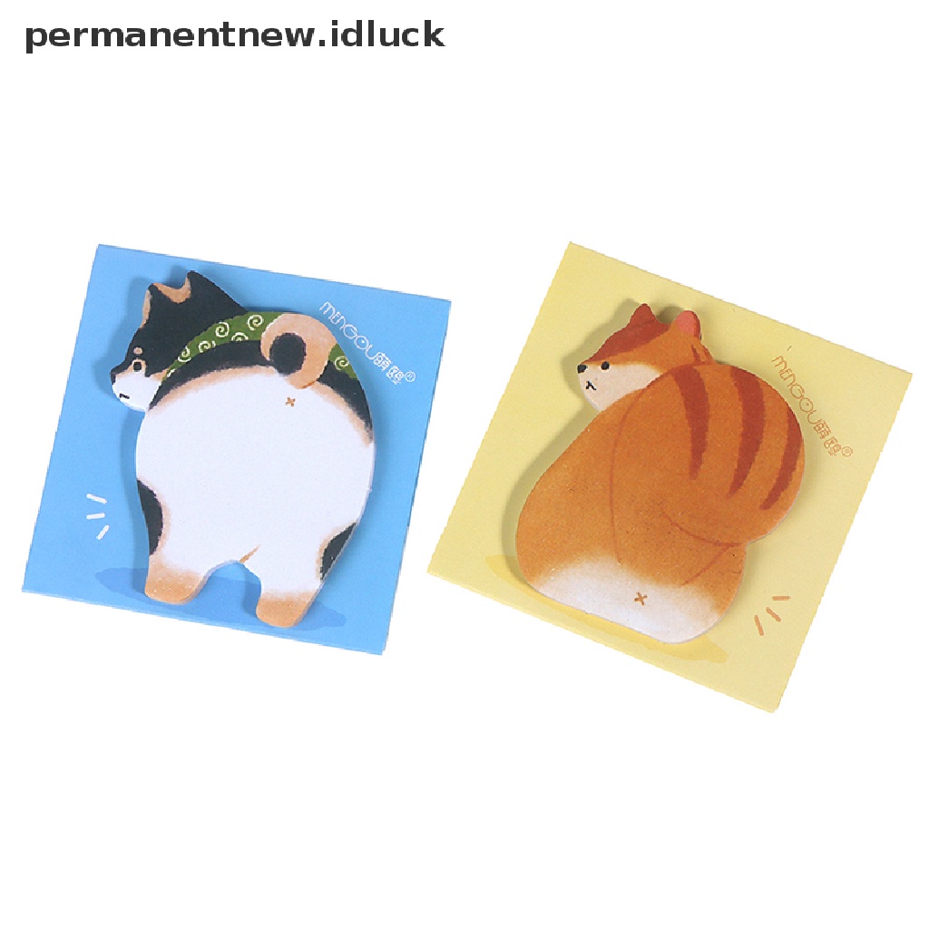 30 Lembar Sticky Notes Bentuk Pantat Hewan Penguin