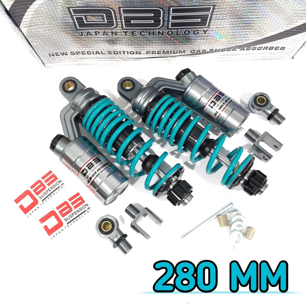 Skok Shockbreaker Tabung Atas DBS Titanium Blue 280 Copy KTC extrem Ukuran 28 Rx King Gl Tiger Cb100