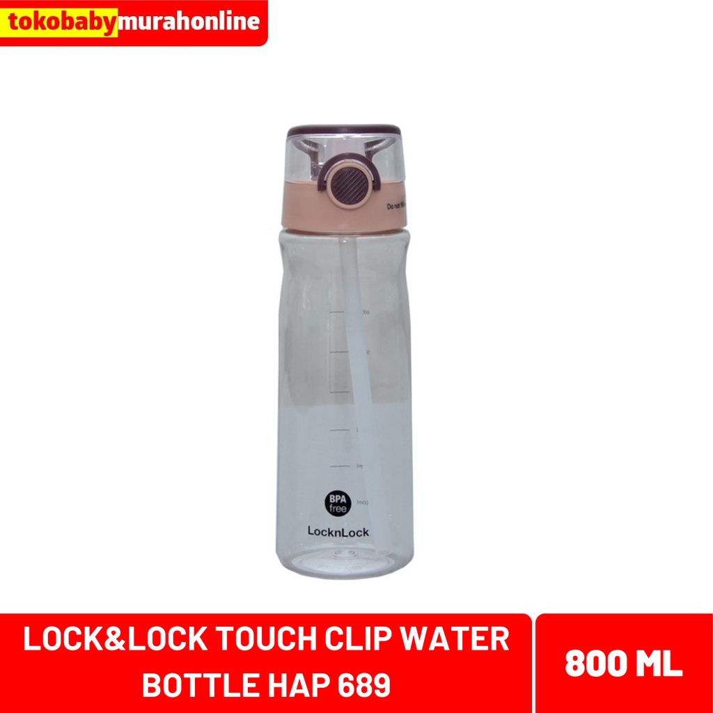 LOCK&amp;LOCK HAP 689 TOUCH CLIP WATER BOTTLE 800ML