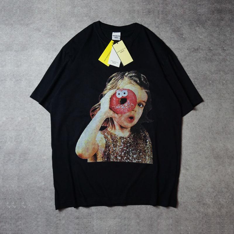 KAOS ADLV - ADLV BENY CULLAR HITAM FULLVARIAN FULLTAG LABEL-ADLV GIRL HAPPY