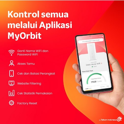 ITSTORE Modem Router HKM Orbit Star Lite HKM0126 Free Kouta 50GB Unlock 4G UNLOCK