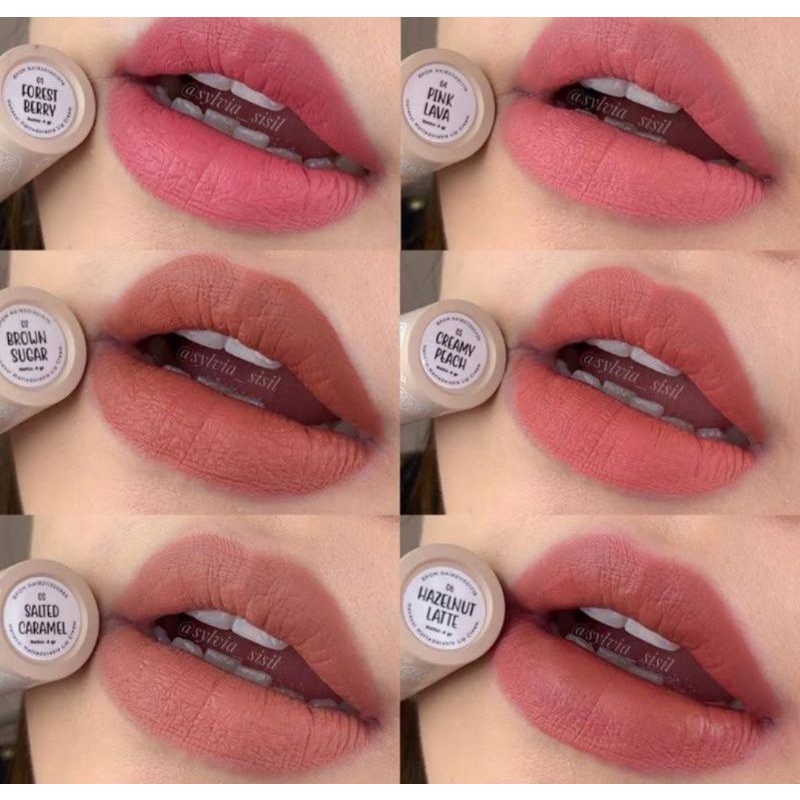 HANASUI LIPCREAM BOBA/ MATTEDORABLE BOBA/ BOBA LIP CREAM