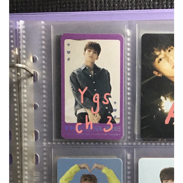 TREASURE JEONGWOO Photocard - Jeongwoo YGS CH 3