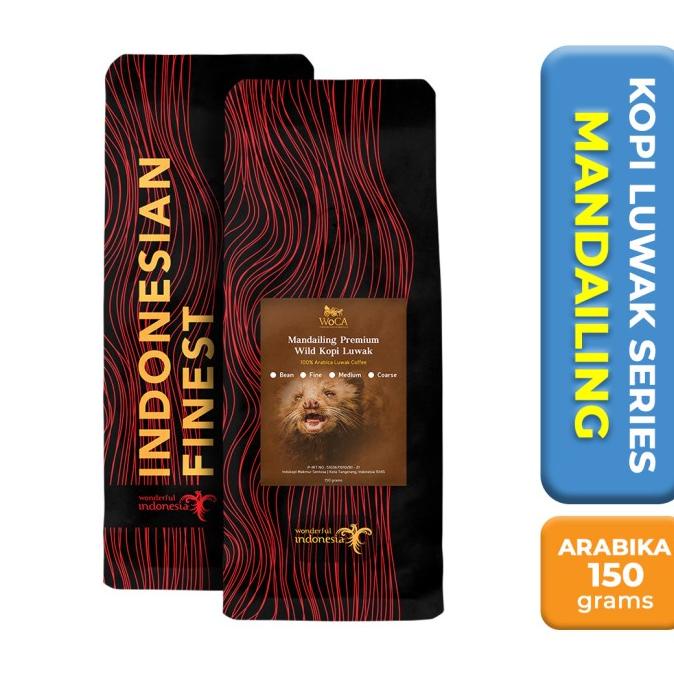 

[ COD ] WoCA Kopi Luwak Arabika Mandailing 150 gram SALE Kode 1352