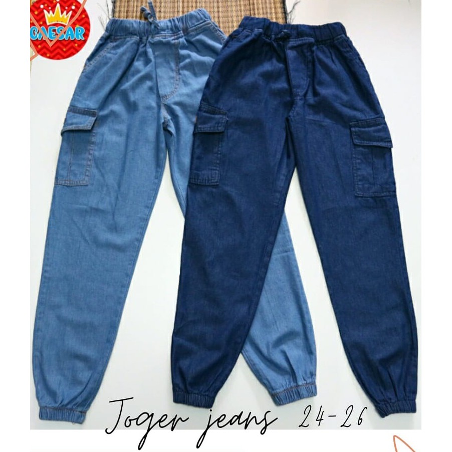 Caesar Jogger Jeans Adam Hawa by Caesar / Celana Anak Cowok Cewek umur 7-12 tahun/ Celana Jeans Anak