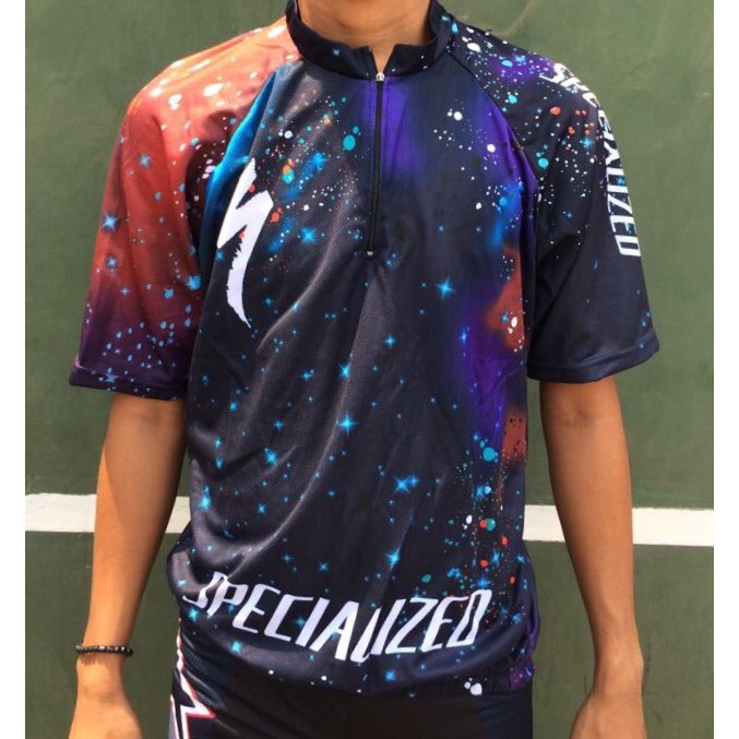jersey sepeda lengan pendek
