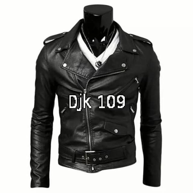 Jaket kulit asli jaket kulit bikers jaket kulit ramones