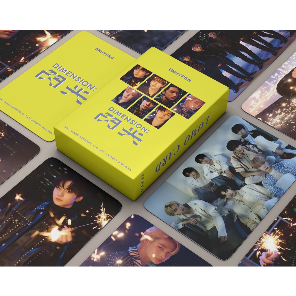 55pcs Kartu Lomo Foto Album Kpop ENHYPEN