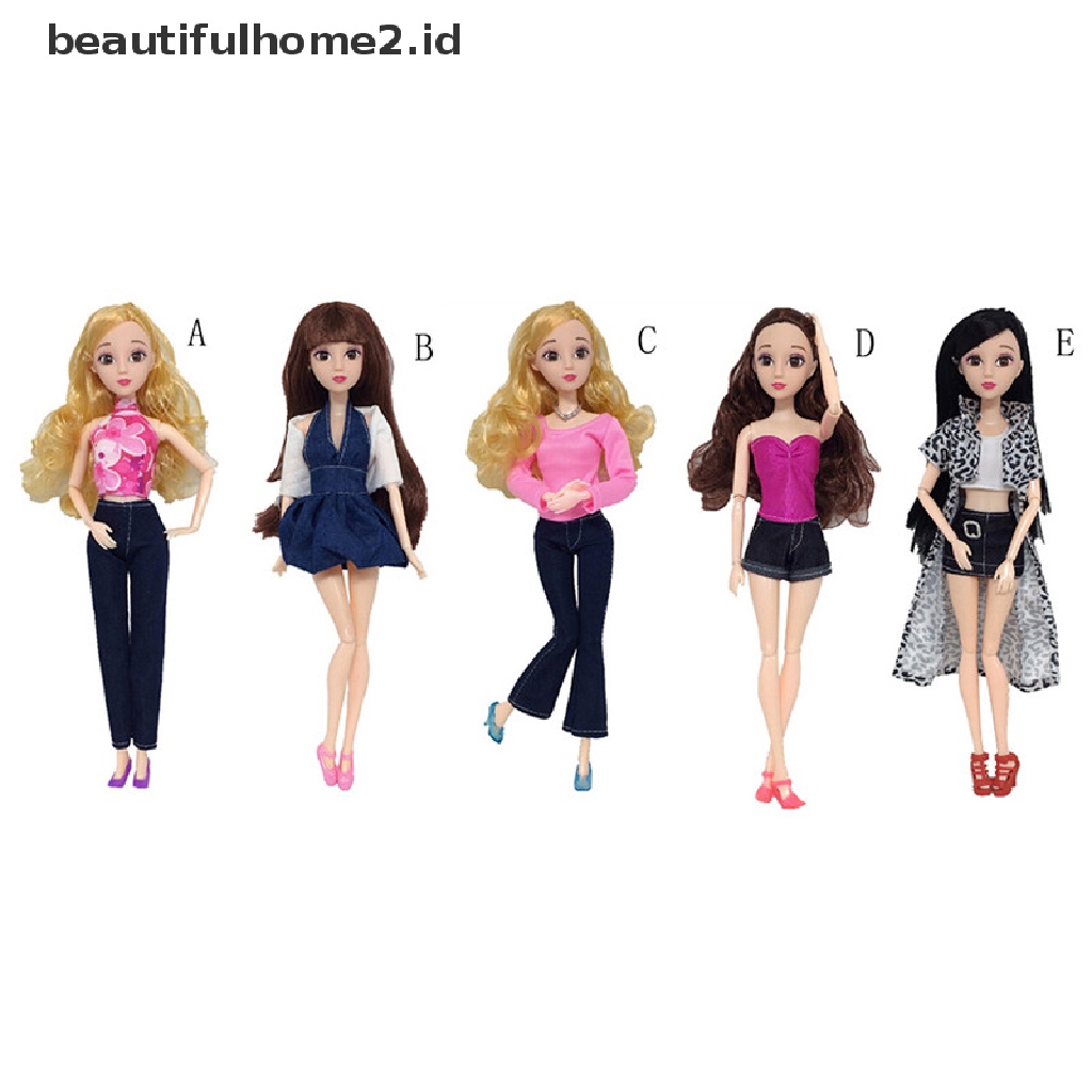 (Beautifulhome2.Id) Dress Pesta Mini Casual Handmade Untuk Boneka Barbie