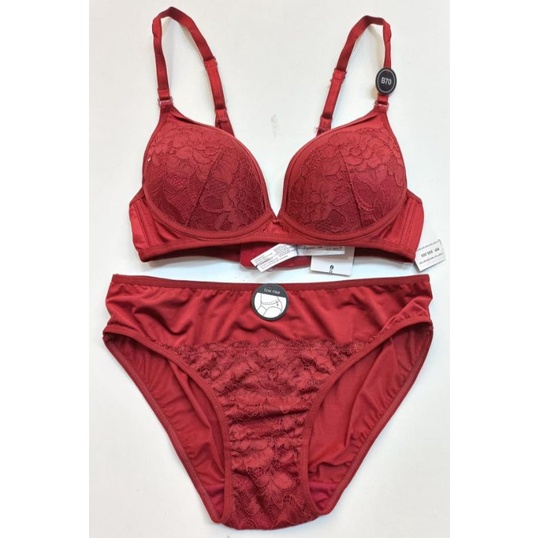 SPC492 bra set pierre cardin 32B-RED