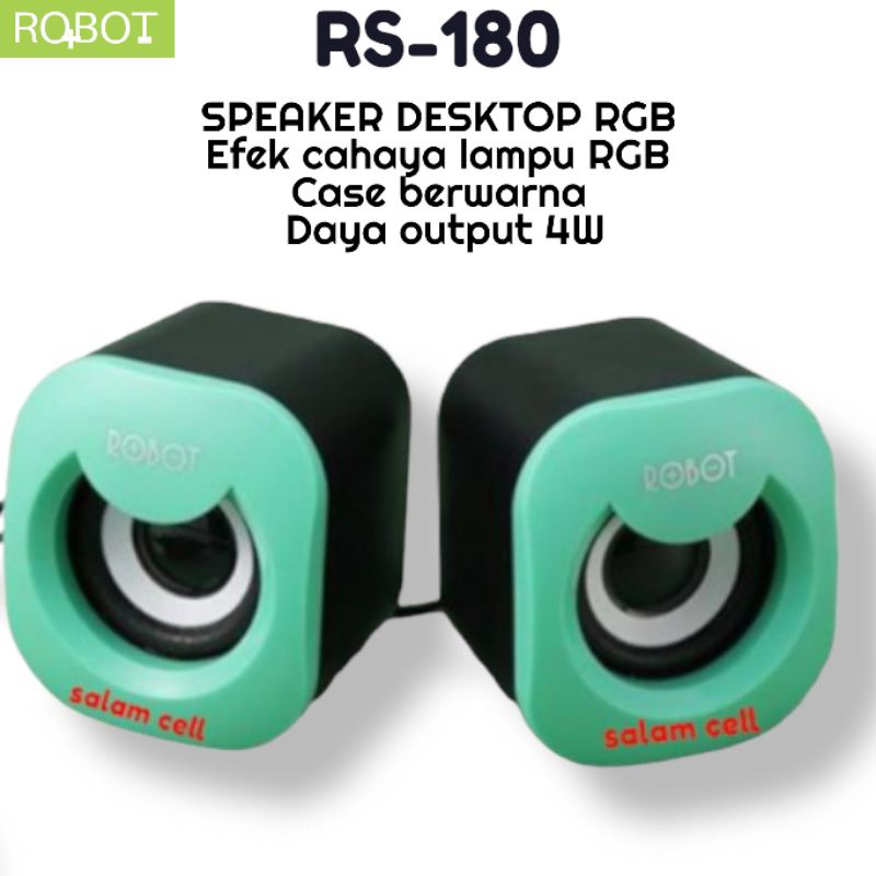 Speaker Laptop PC ROBOT RS180 Oiginal Garansi Resmi