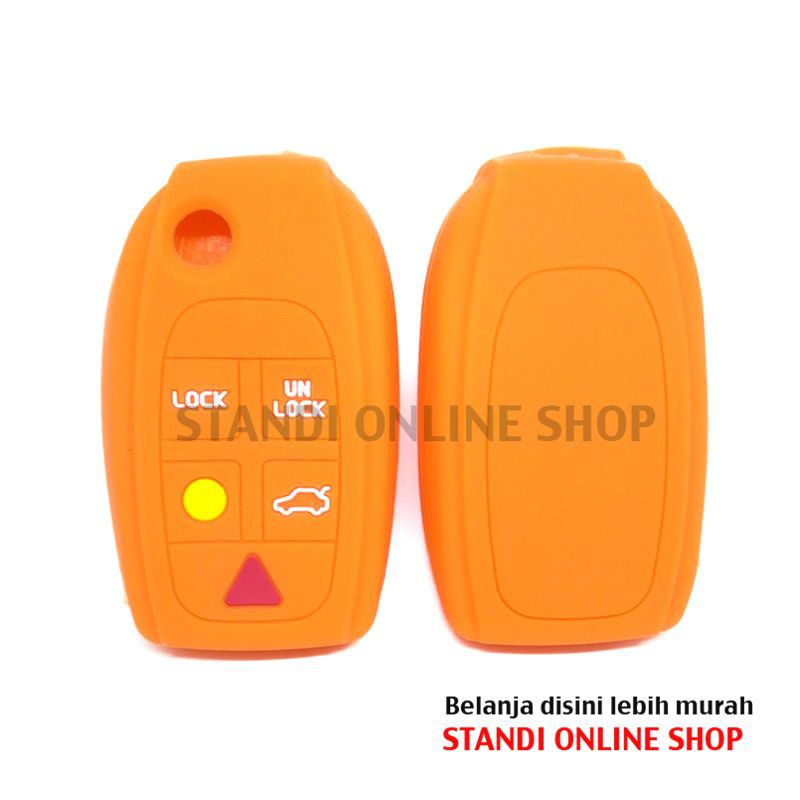 Kondom Kunci Silikon Remote Cover Flipkey Volvo S40 S60 S80 XC90