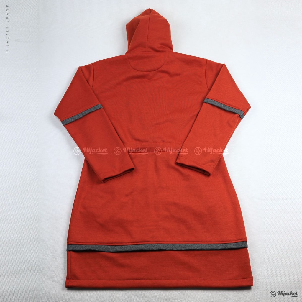 Jaket Muslimah Aurelia Teracotta Brand Hijacket Premium Quality Size XXL-1