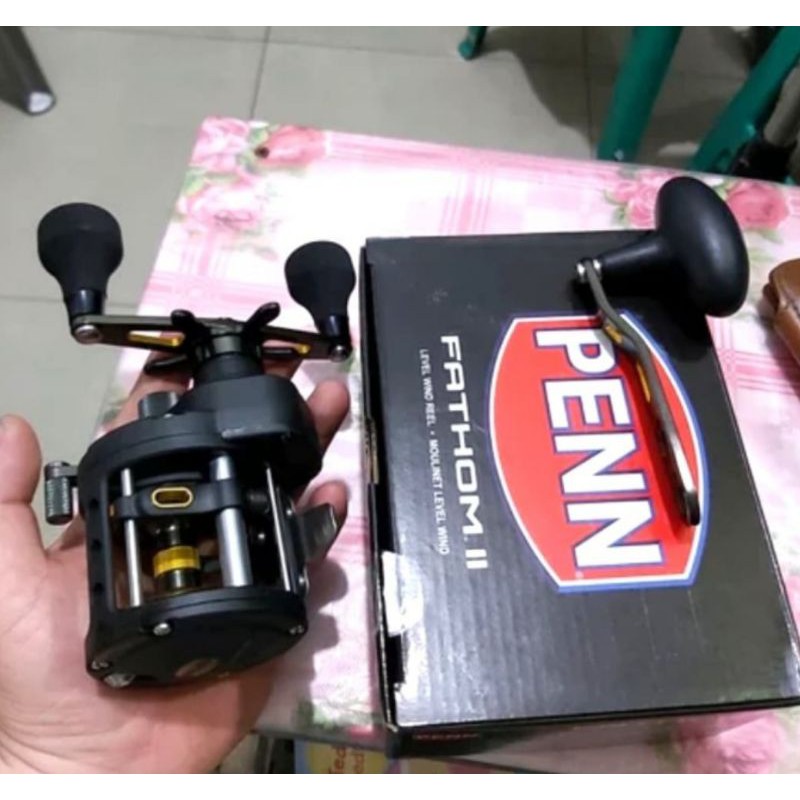 freel penn fathom II 15 lw lwlh atau 20 lw reel overhead pegangan kanan