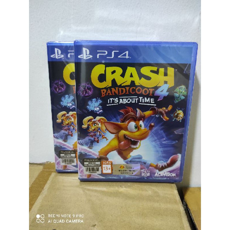 PS4 Crash Bandicoot 4 It's About Time