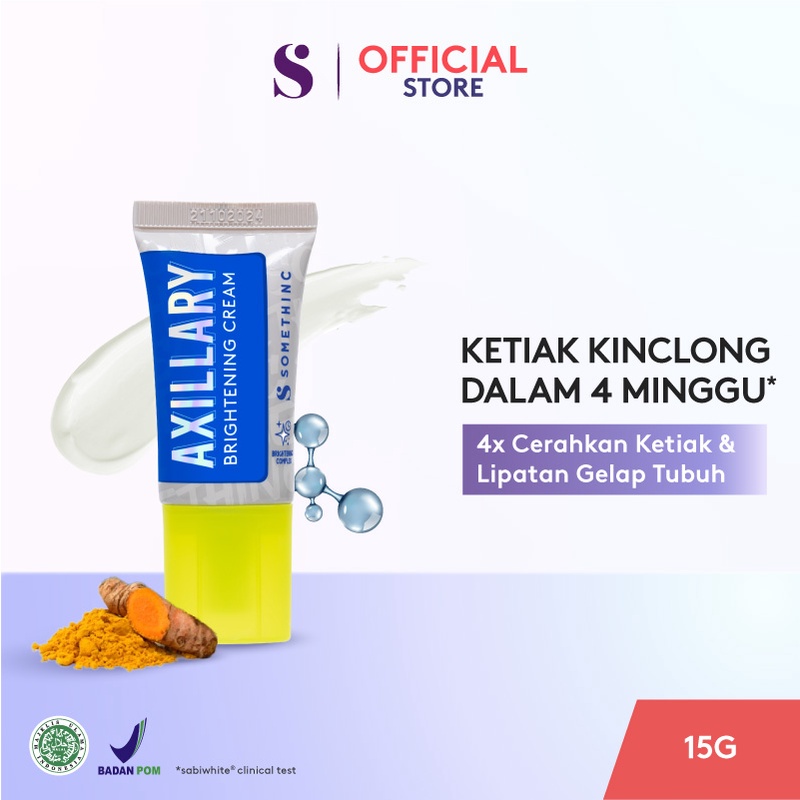 SOMETHINC Axillary Brightening Cream - Krim Ketiak Kinclong dalam 4 Minggu - Pencerah Ketiak dan Lipatan Tubuh 15gr