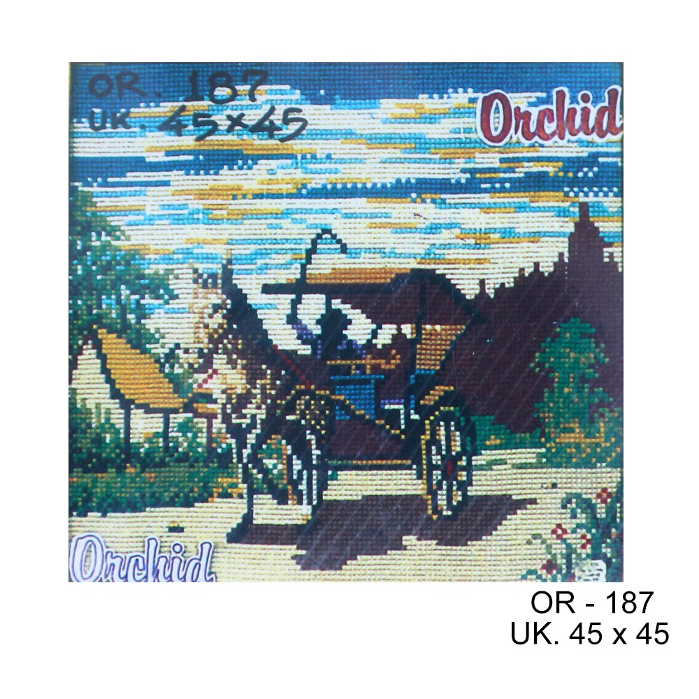 Kruistik Orchid - 187