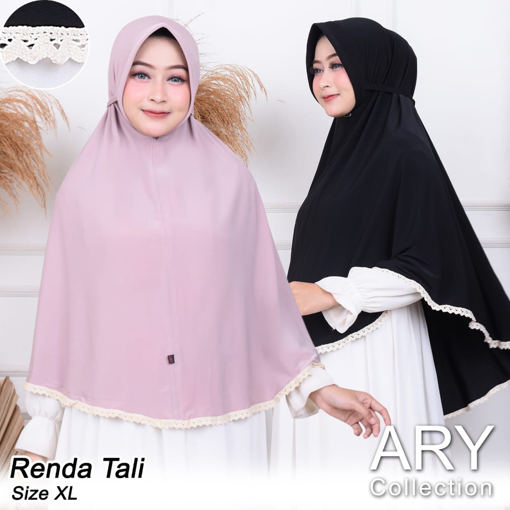 JILBAB KERUDUNG BERGO JERSEY RENDA PREMIUM
