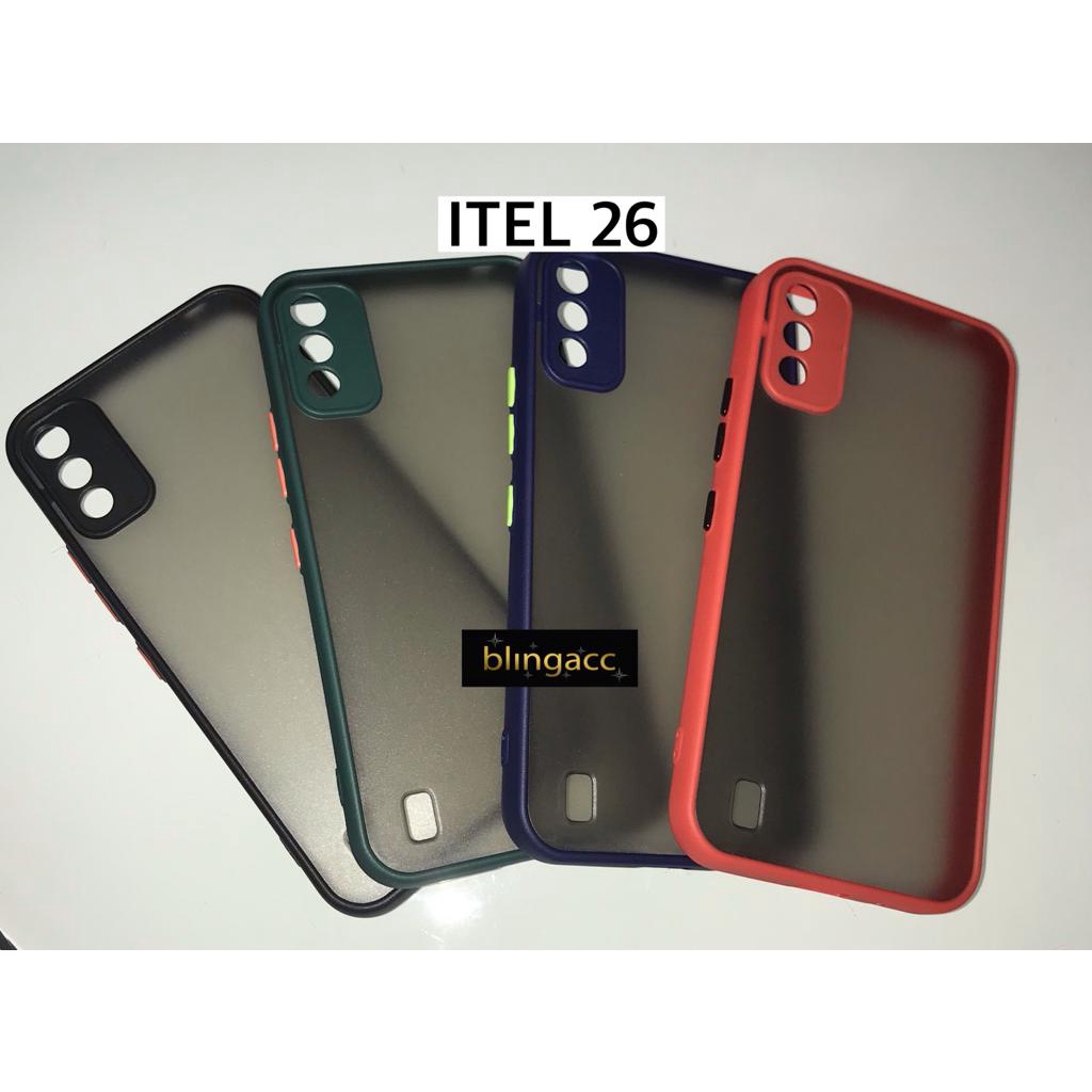 Case Hybrid Matte Fuze ITEL A26 ITEL VISION 2