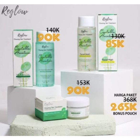 SKINCARE REGLOW Paket Perawatan Wajah JERAWAT FLEK HITAM Wanita Reglow Series Glowing Skin Treatment By Dr Shindy Original / Re Glow BPOM