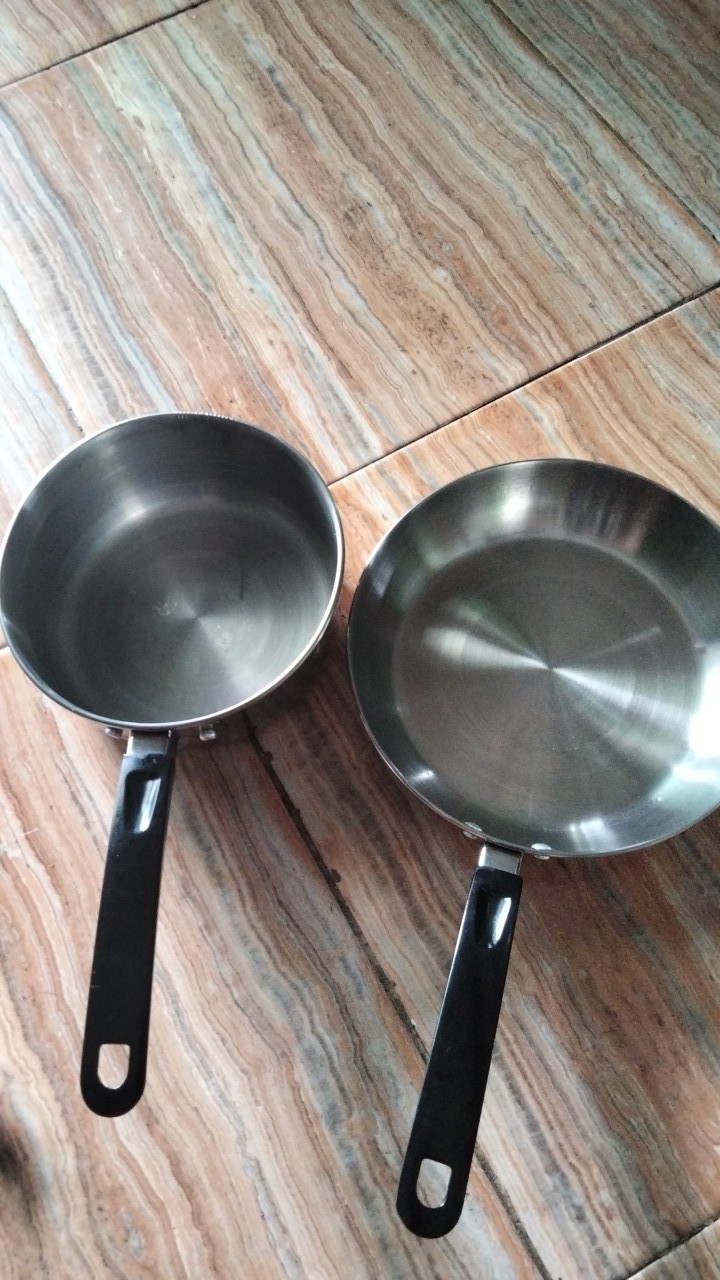Home-klik Maspion Panda Fit A Set Wajan Penggorengan Sauce Pan 16 Cm & Fry Pan 20 Cm