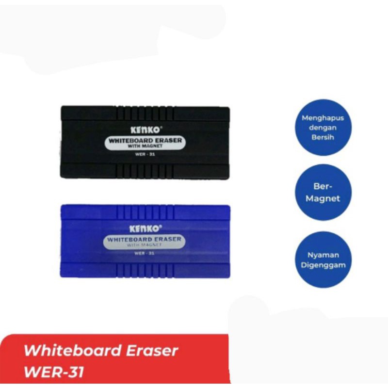 

Kenko Whiteboard Eraser WER-31 - Penghapus Papan Tulis Magnet