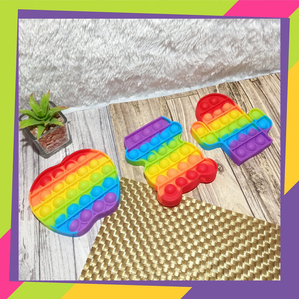 1545 / Pop it fidget push sensory / Pot bubble sensory toy penghilang stress / Toys bubble stress relieve pop-4