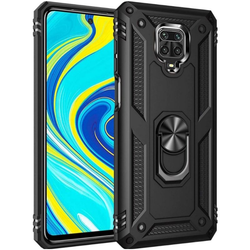 Hard Case Xiaomi Redmi Note 9 Pro Note 9s Max Ring ARMOR Kickstand Hybrid
