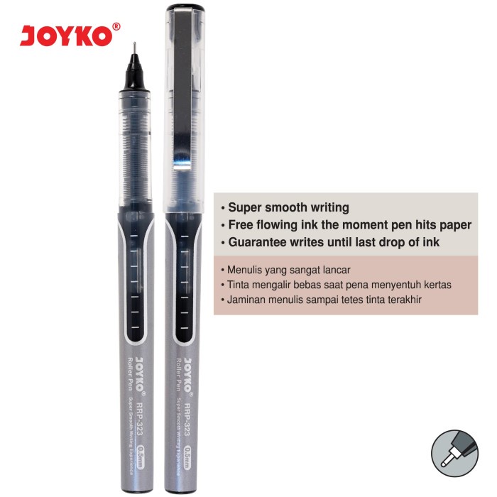 

Terlaris Roller Pen Gel Pulpen Rol Joyko RRP-323 0.5 mm