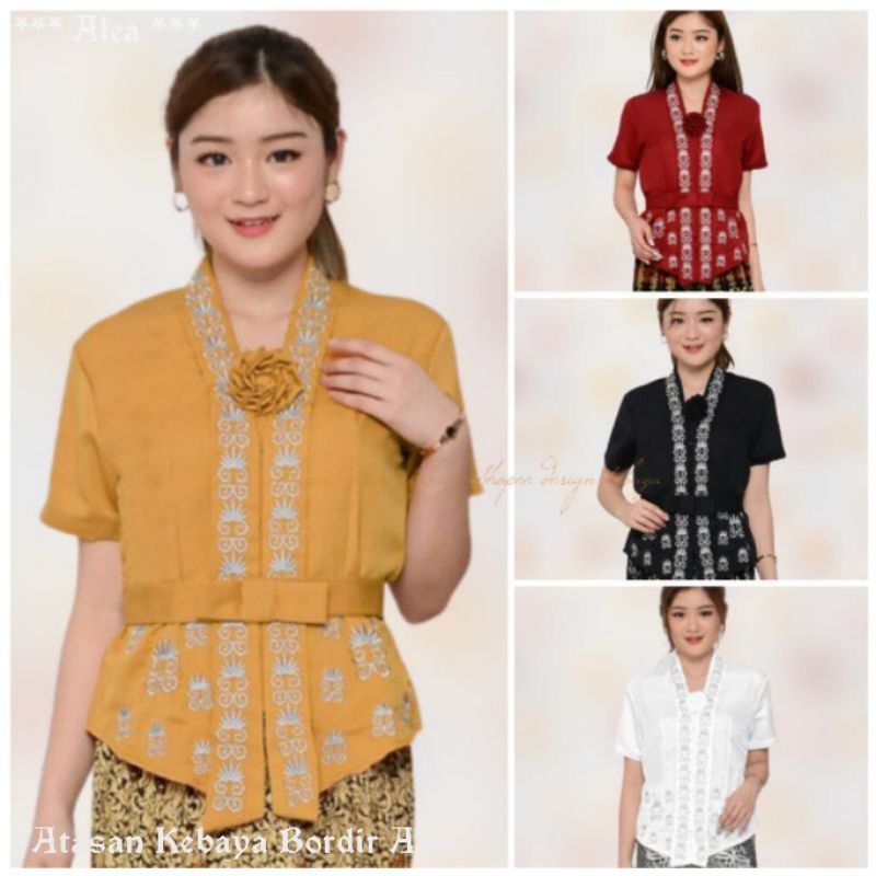 Atasan kebaya bordir encim modern