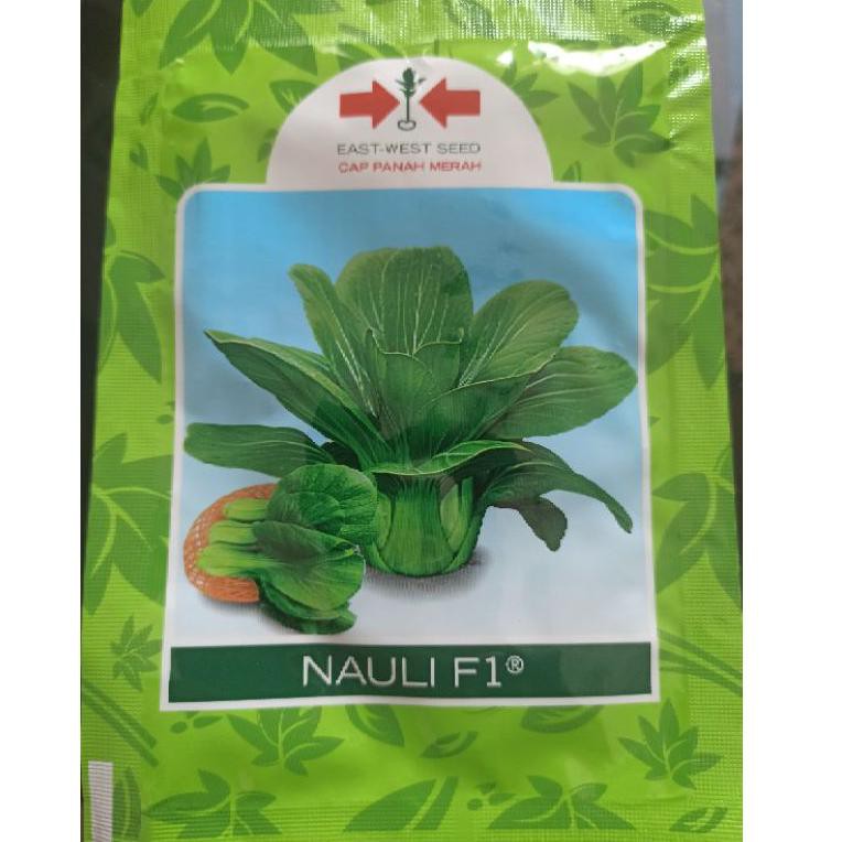 Jual TERLARIS Benih Binit Sawi Pakcoy Nauli F1 Merk Panah Merah Isi 1 