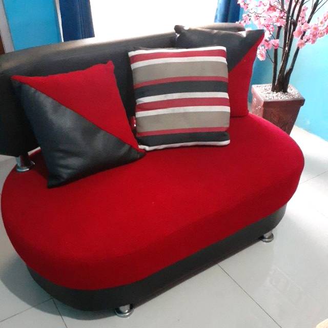 Jual kursi ruang tamu satu set preloved