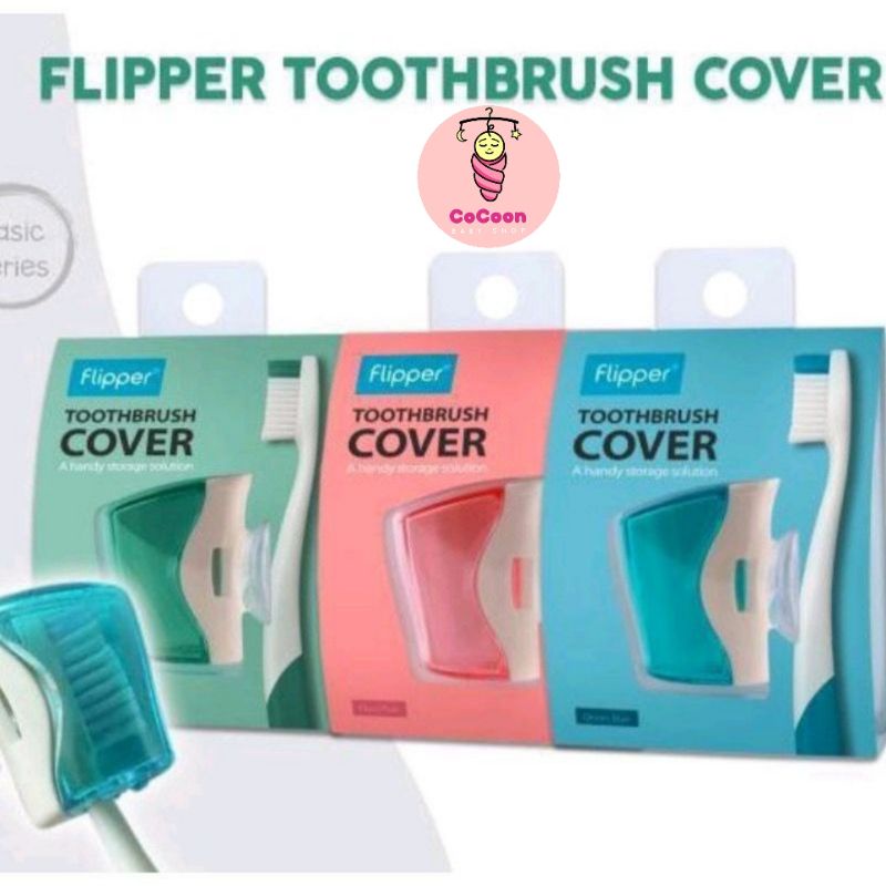 Flipper Tootbrush Cover / Tempat Penyimpanan Sikat Gigi / Casing Gosok Gigi