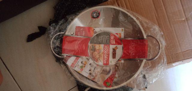 Wajan Stainless Steel Diameter 32 Cm Golden Flying Fish