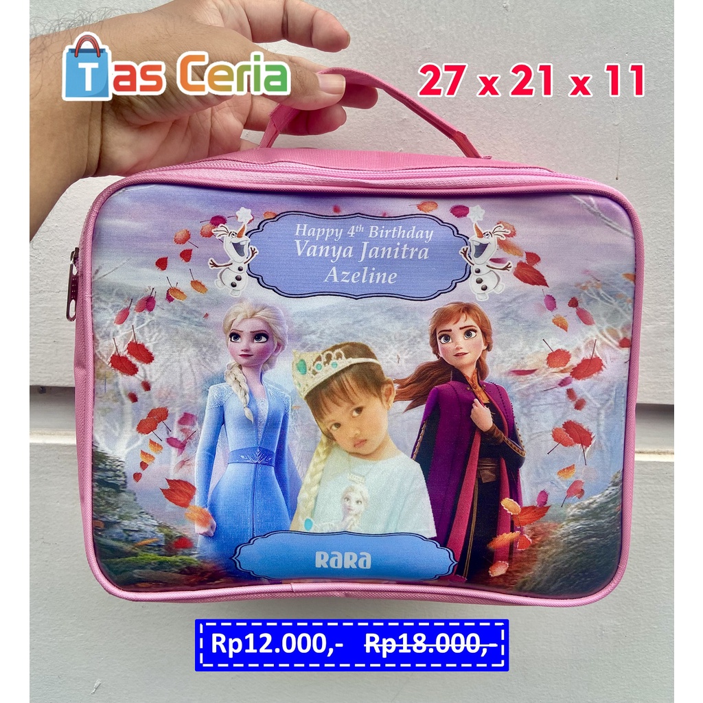 

Goodiebag Resleting Polyster Ultah Anak Kartun Frozen