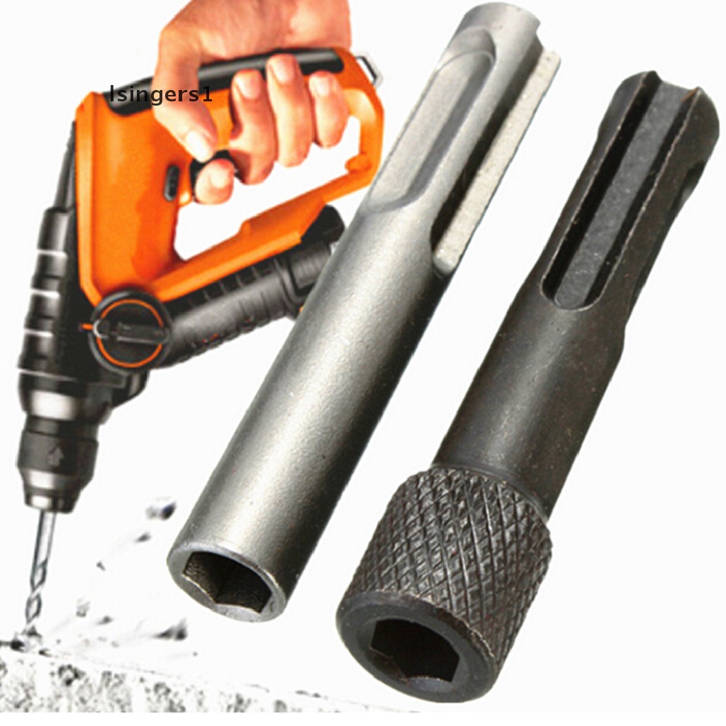 (lsingers1) 2pcs / Set Adaptor Mata Bor Hex Shank Untuk Alat Pertukangan