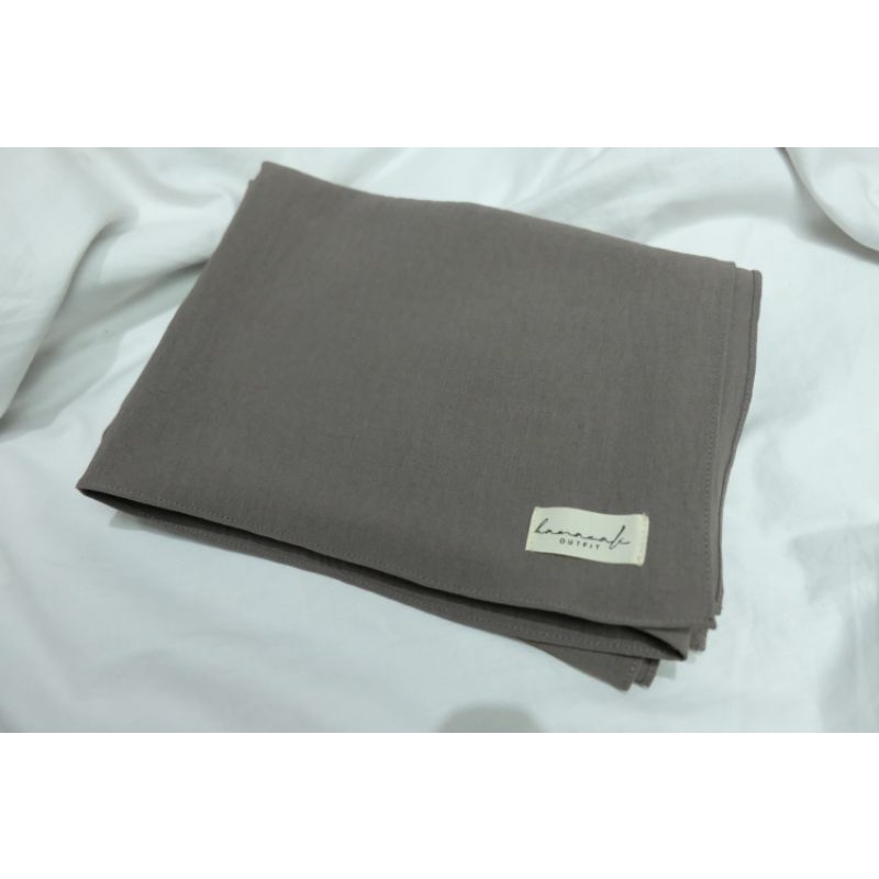 Pashmina Airflow Crinkle Premium 200x75 Syar'i Nami Shawl SALE NOW! GET IT FAST-Smoke