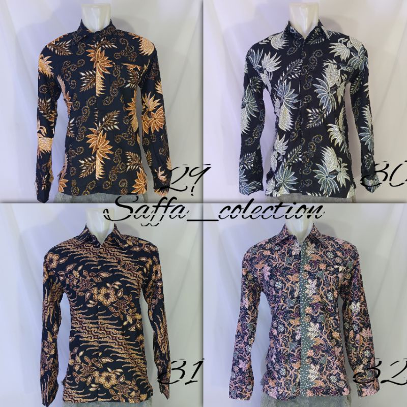 kmeja batik pria/batik pria/kmeja lengan panjang