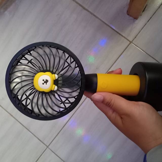 BTS BT21 OFFICIAL LED HANDY FAN CHIMMY