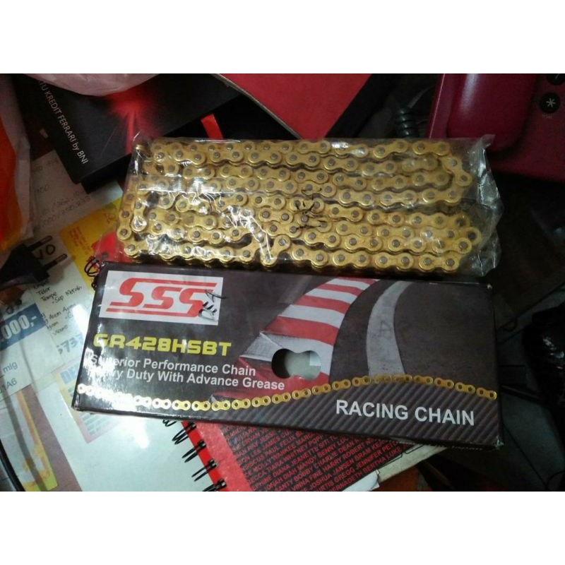 Rantai Sss 428 HSBT Gold