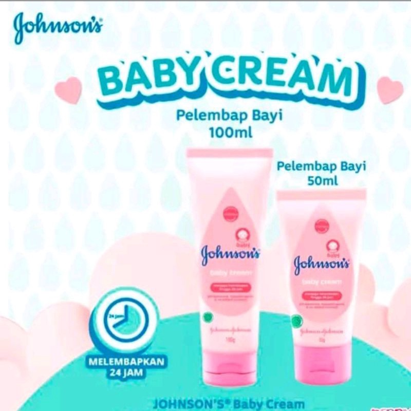 JOHNSON'S Baby Cream 50g &amp; 100g