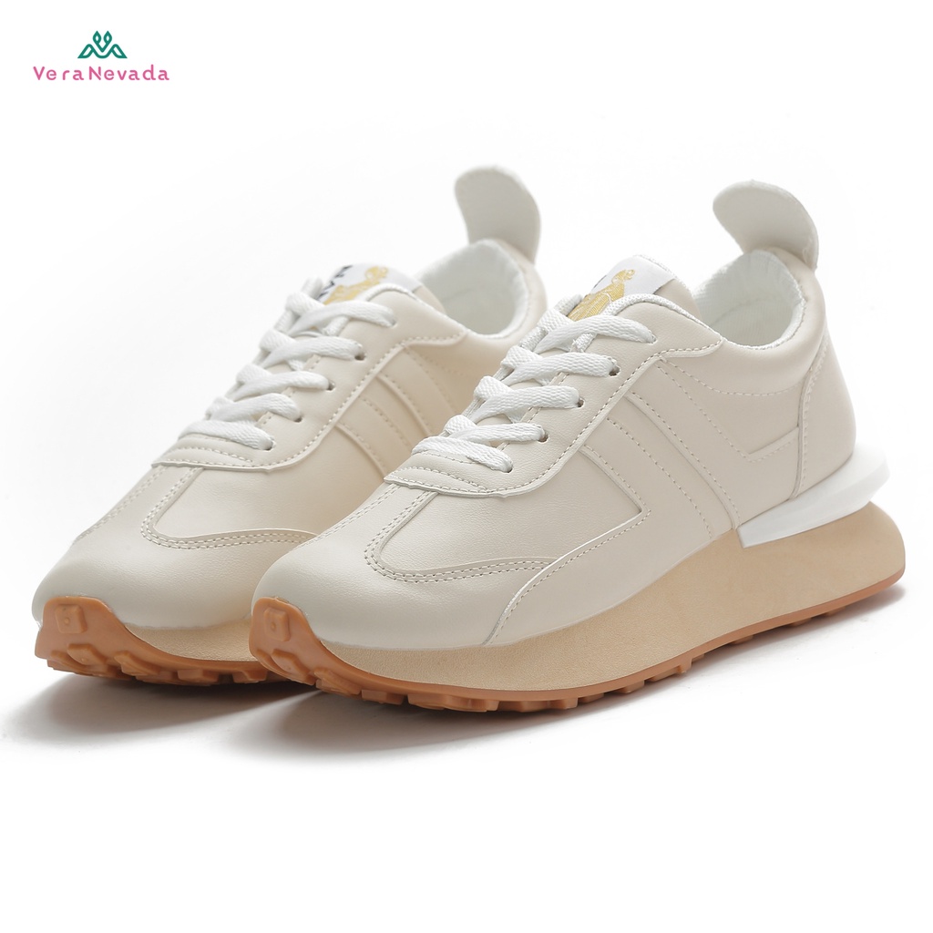 Vera Nevada Sepatu Sneakers Wanita Sport Shoes #VN1218-BEIGE
