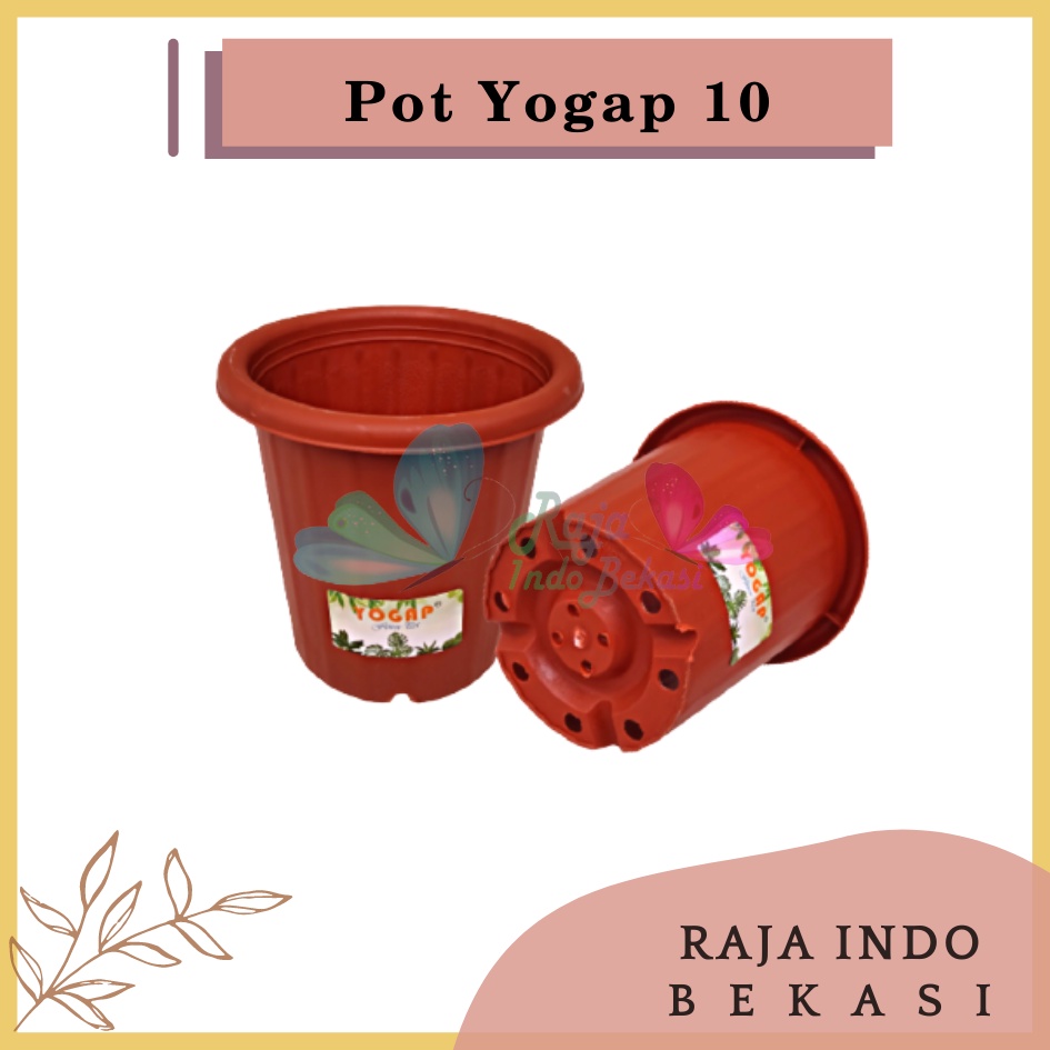 Pot Yogap 10 Merah Bata Coklat Bata Tinggi Tebal Berkualitas Pot Yogap 10 13 15 17 18 Murah