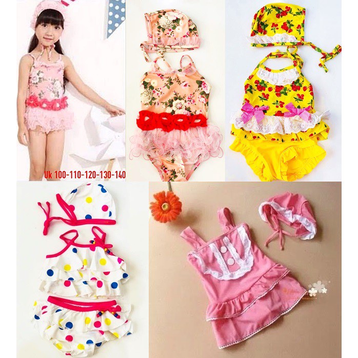 Baju Renang Anak Perempuan Import / Swimsuit Import