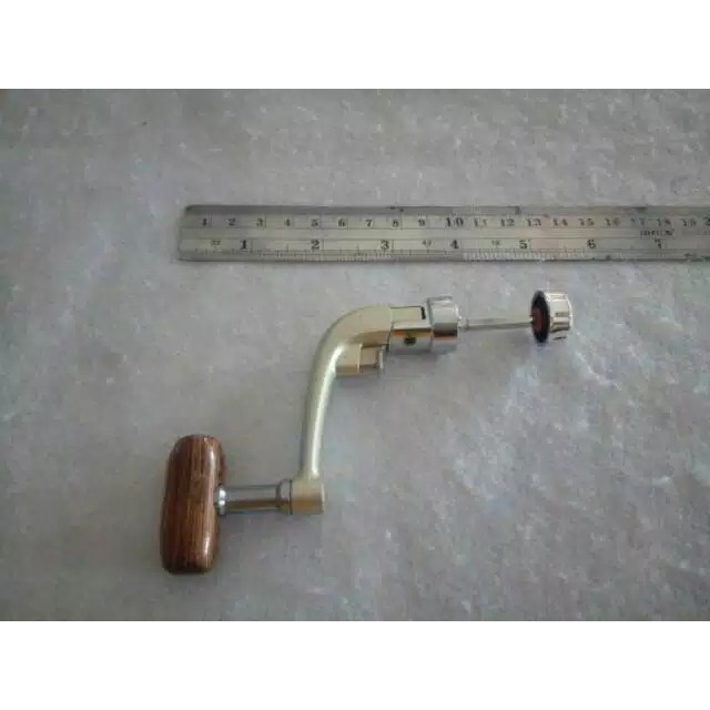 HANDLE REEL KNOB MODEL KAYU UNTUK REEL UKURAN 1000 - 7000 SPAREPART PENGGANTI