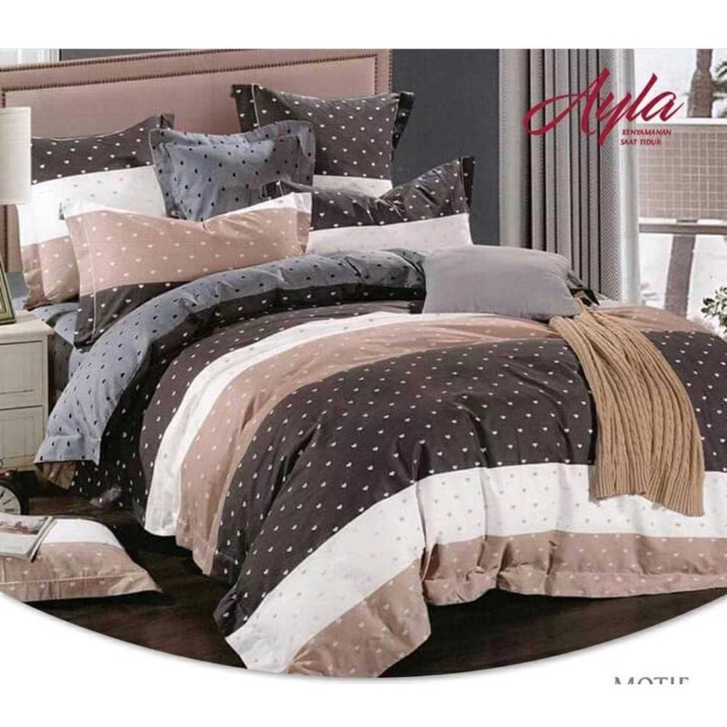 Bedcover Set Sprei Sarung Bantal Bedcover Homemade Ukuran 180x200