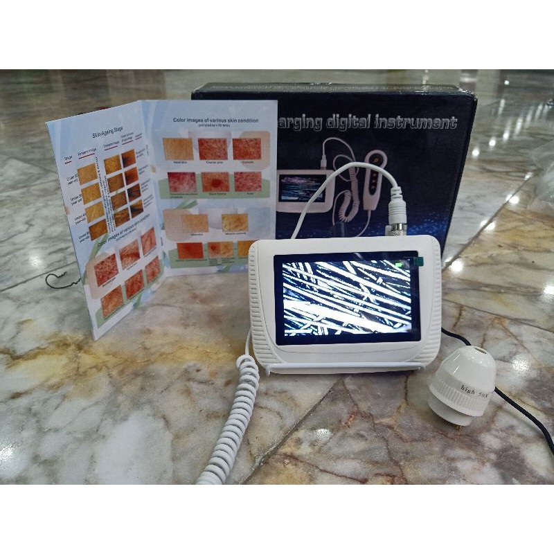 Image of Digital skin analyzer LCD hair and face skin tes kulit #5