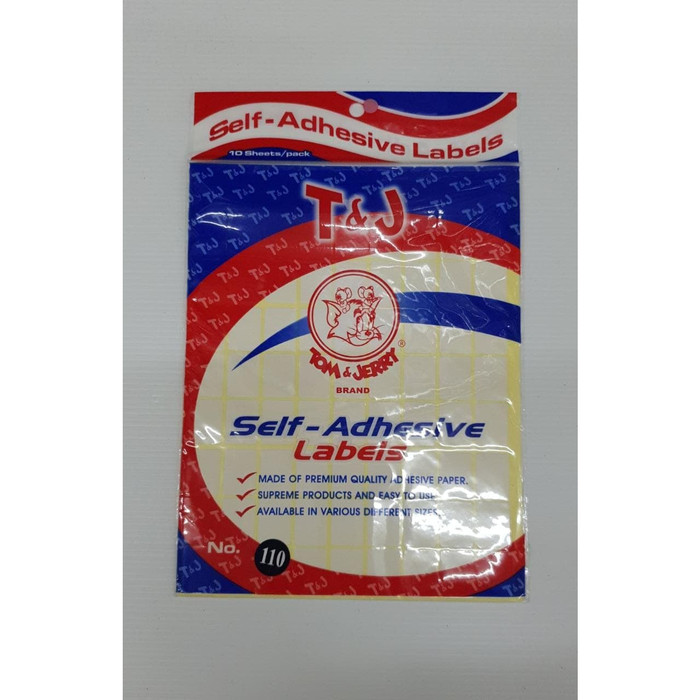

LABEL STICKER TOM & JERRY NO 110 PER PAD 10 LEMBAR